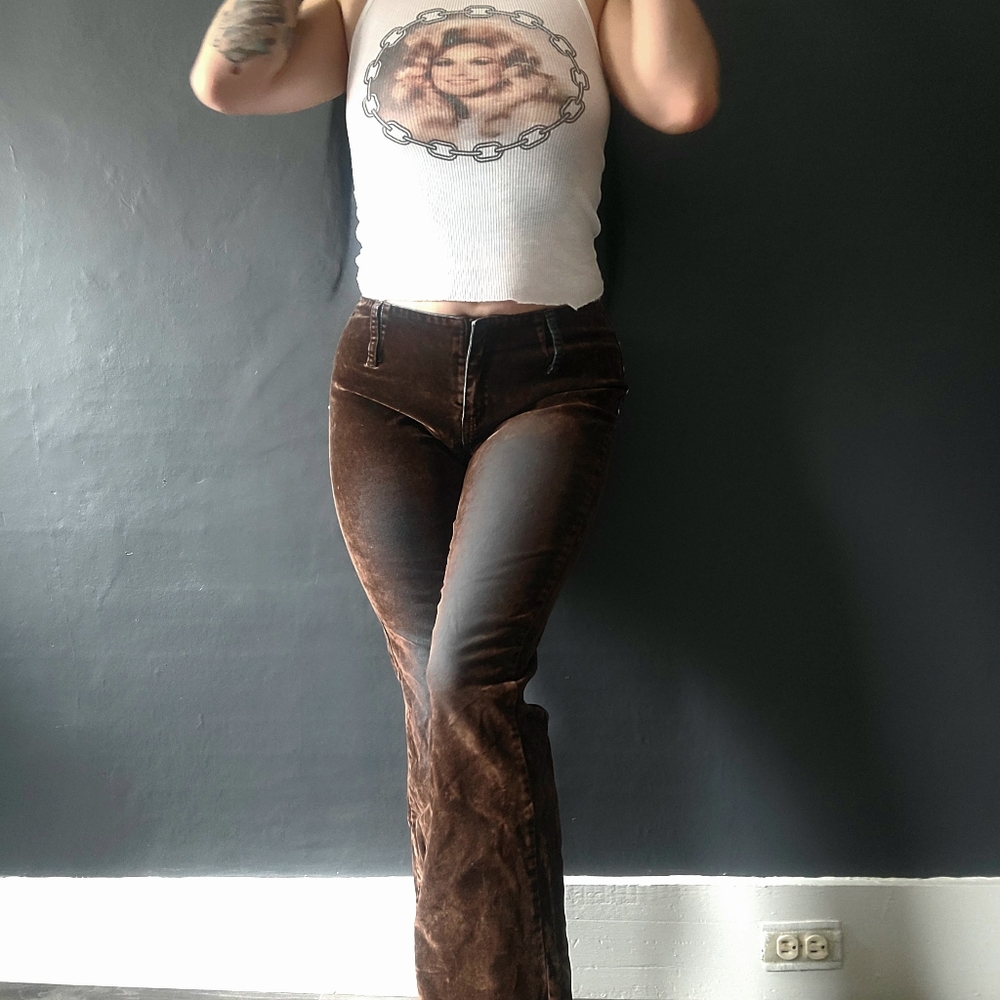 Vintage LazerJeans velvet pants